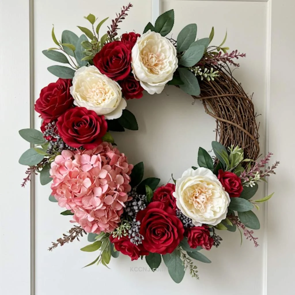 Mixed Floral Wreath