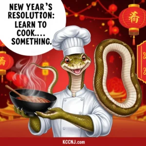 New Year's resolution Learn to cook... something