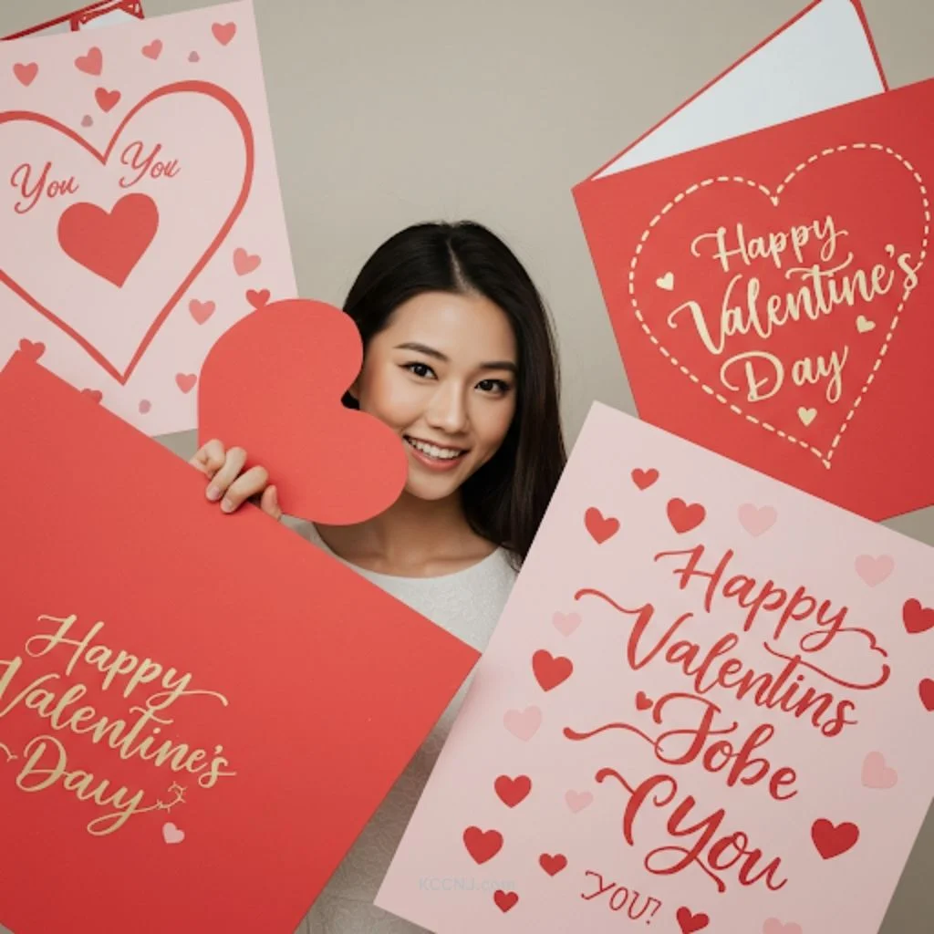 Oversized Valentine's Cards photoshoot