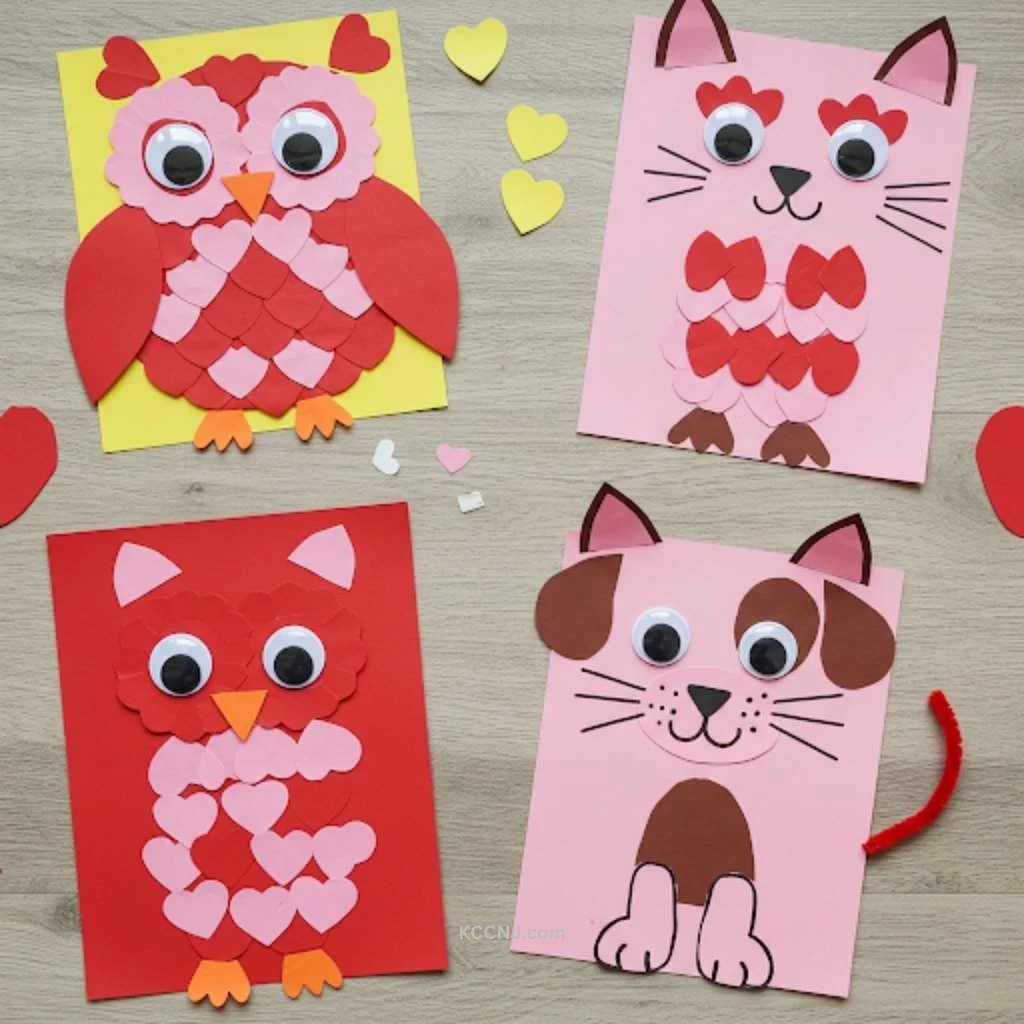 Paper Heart Animals