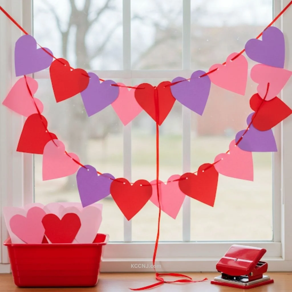 Paper Heart Garland