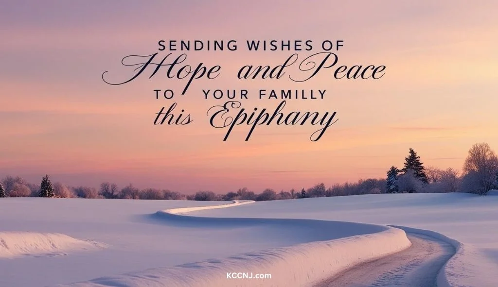 Sending wishes of hope and peace to your family this Epiphany.