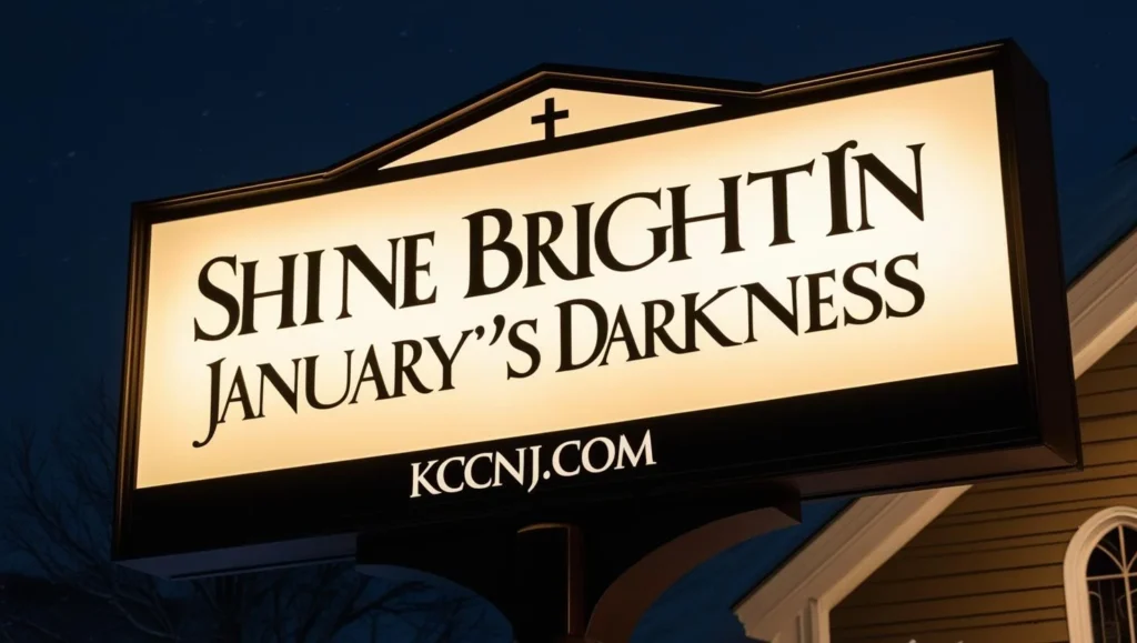 Shine Bright in January's Darkness