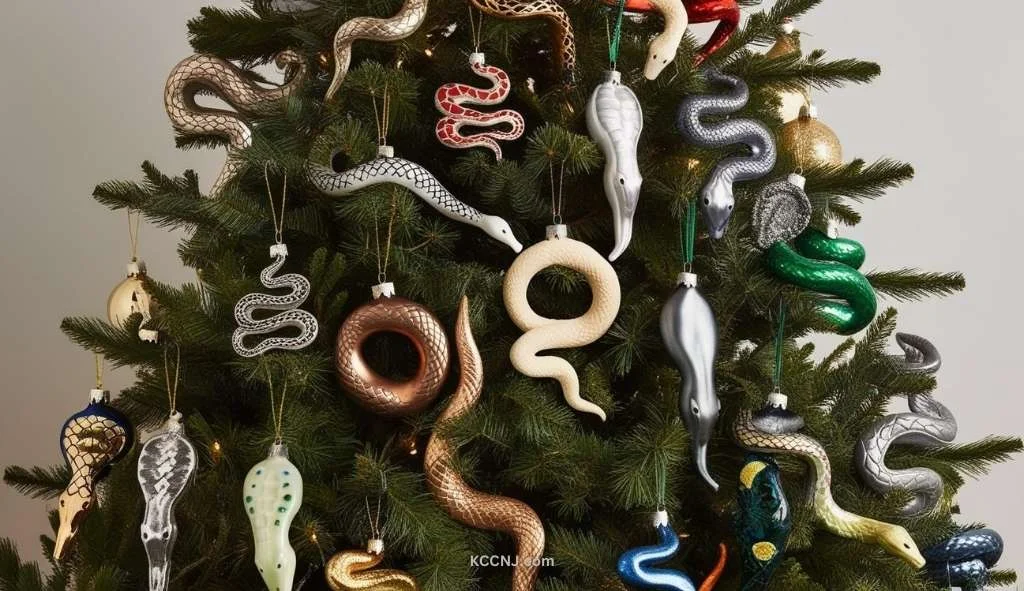 Snake-Shaped Ornaments Tree