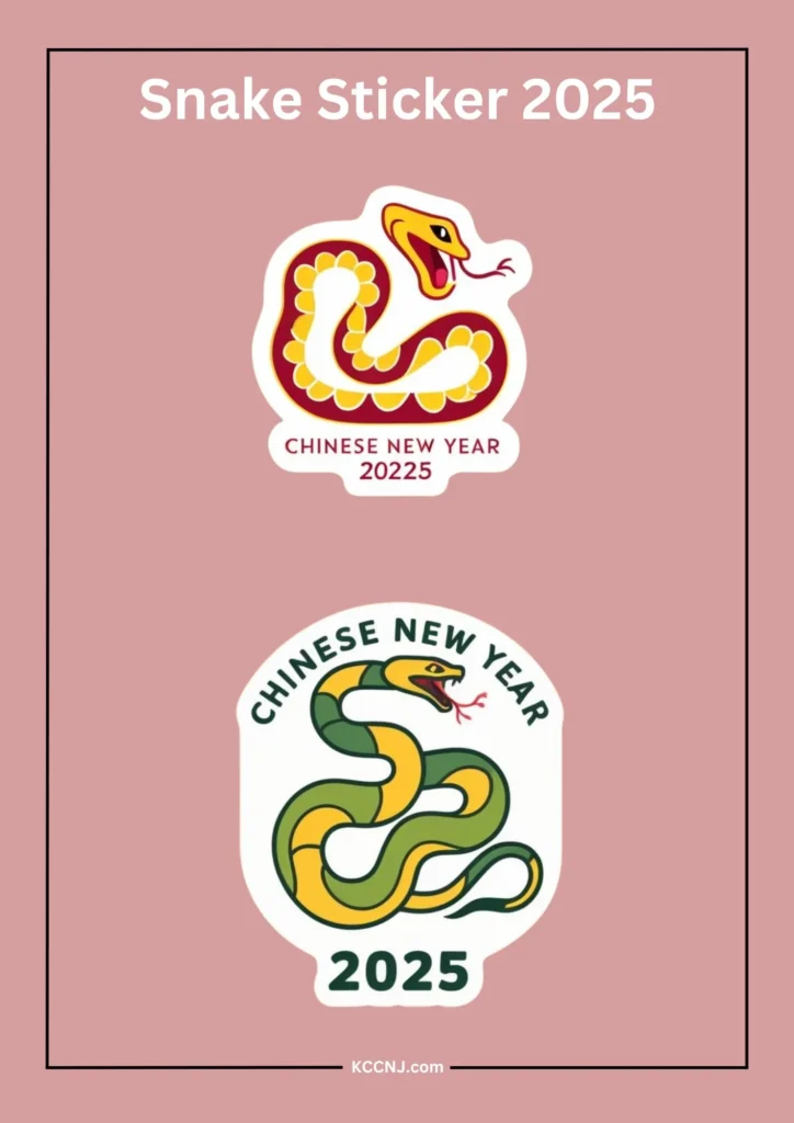 Snake Sticker 2025