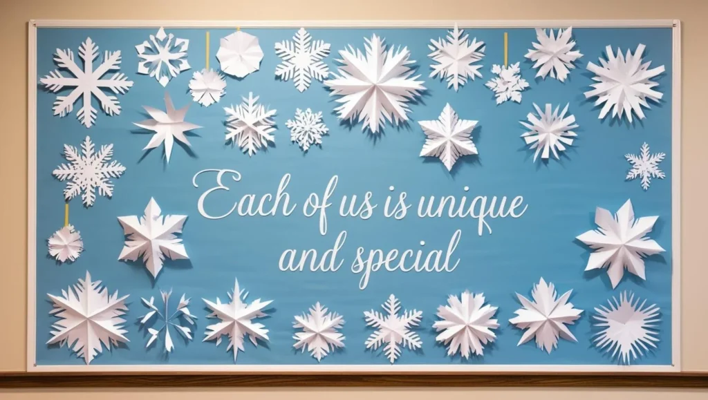 Snowflake Designs Bulletin Board