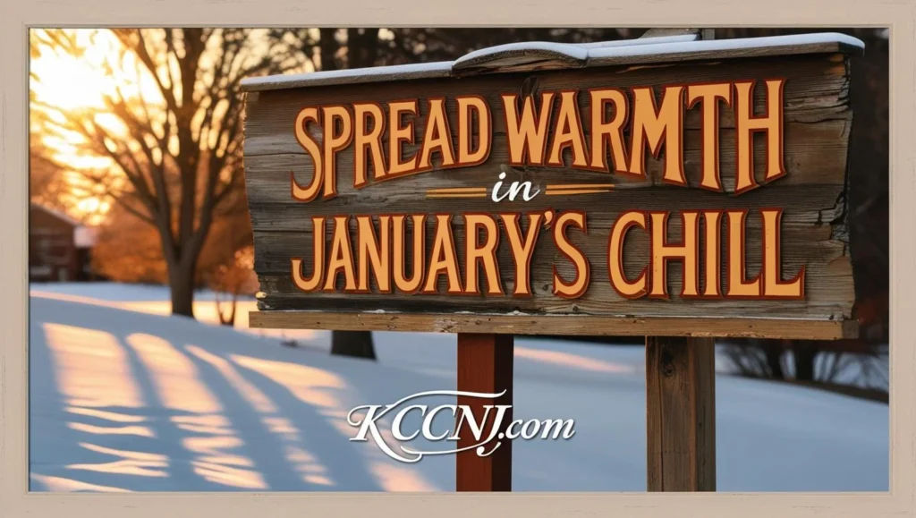 Spread Warmth in January's Chill