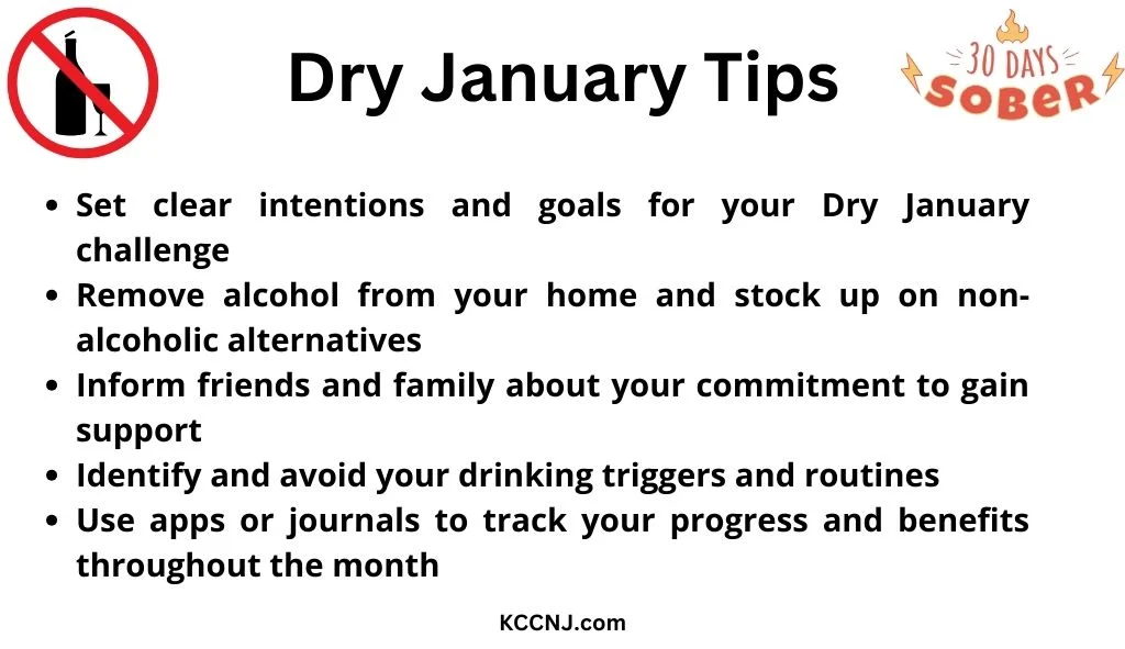 Tips for a successful dry January