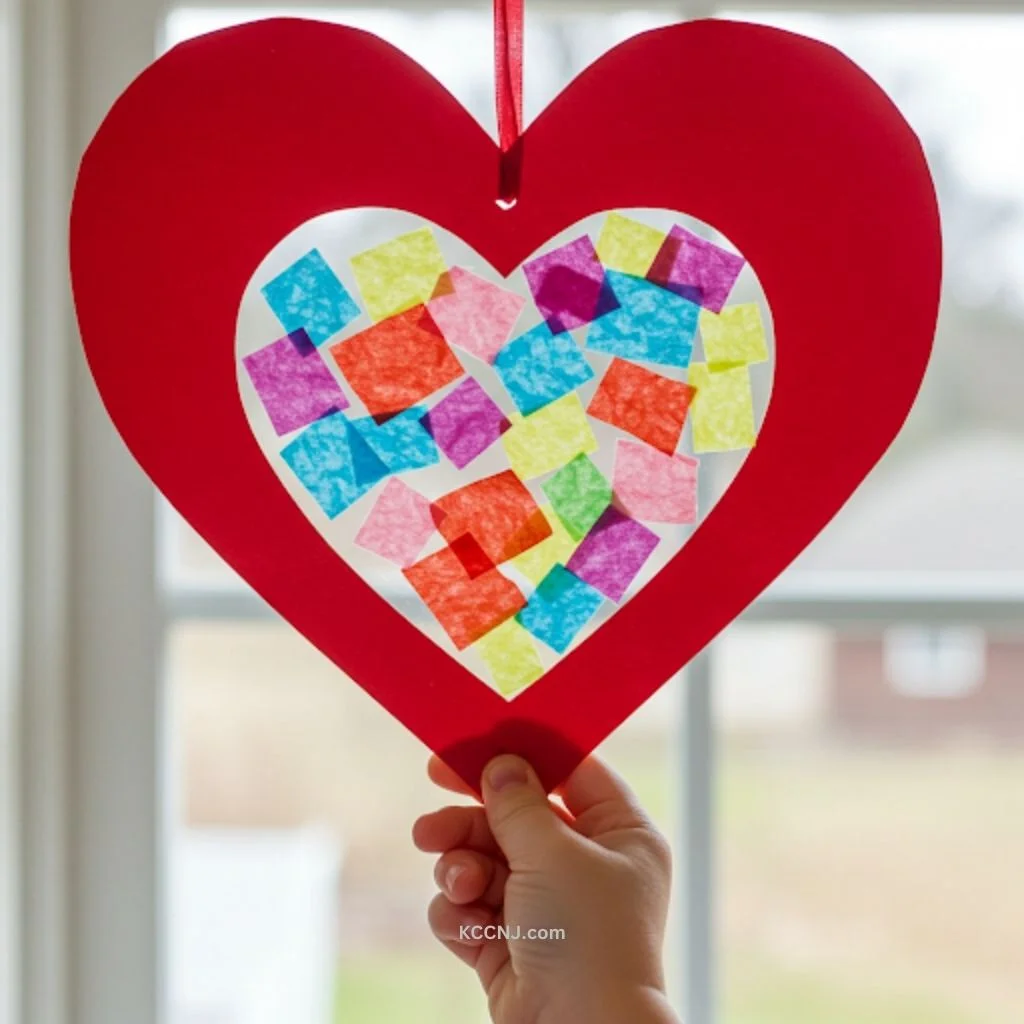 Tissue Paper Suncatchers