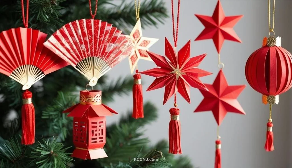 Upcycled Red Envelope Decorations