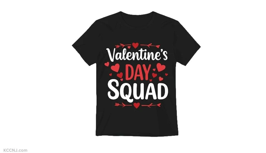 Valentine's Day Squad matching family shirts