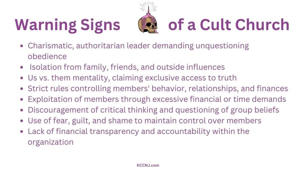 Warning Signs of a cult church