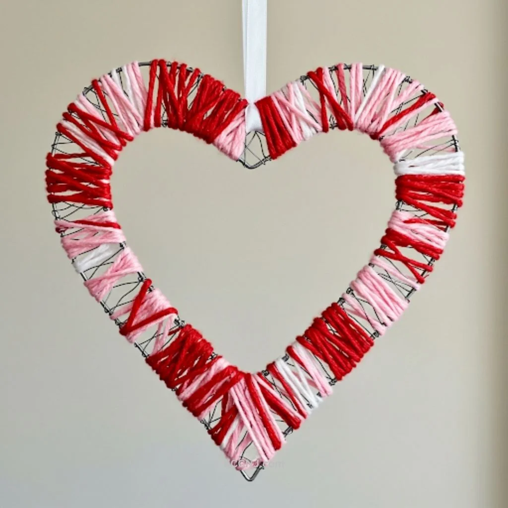 Wire Heart Wreath