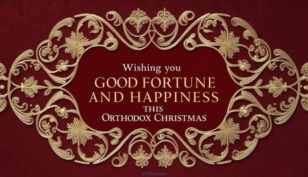 Wishing you good fortune and happiness this Orthodox Christmas