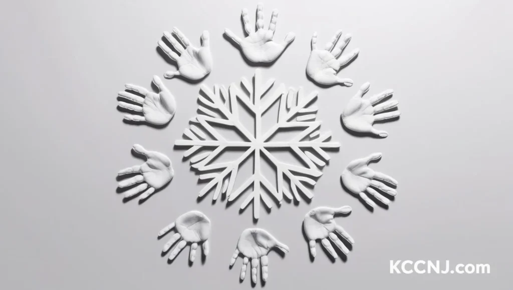 Snowflake Handprint