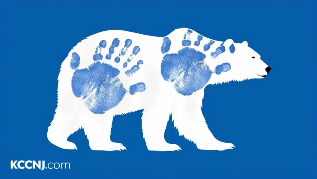 Polar Bear Handprint