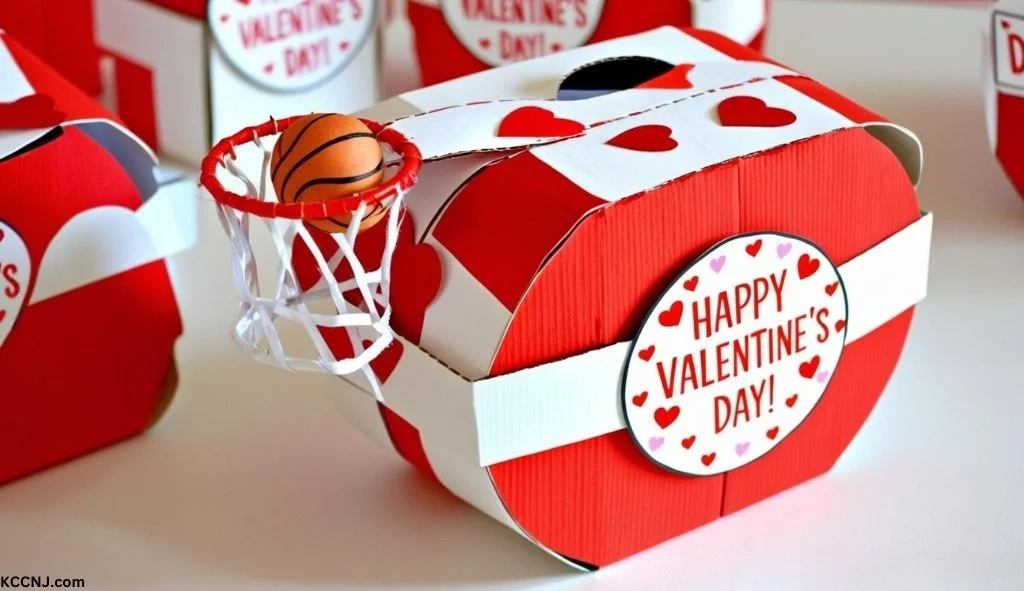 Basketball Hoop Valentine Box