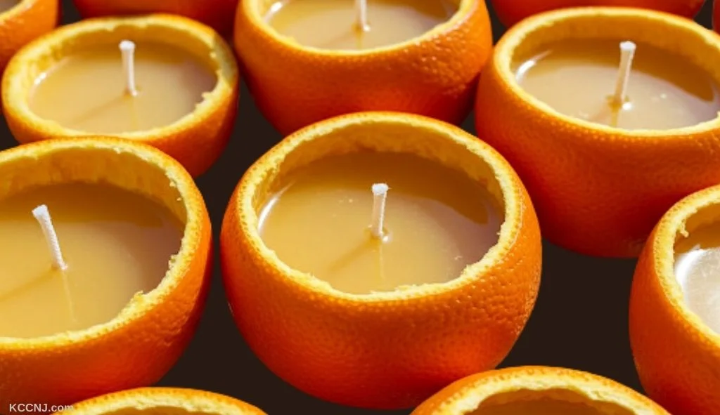 Candlemas Orange Peel Candles