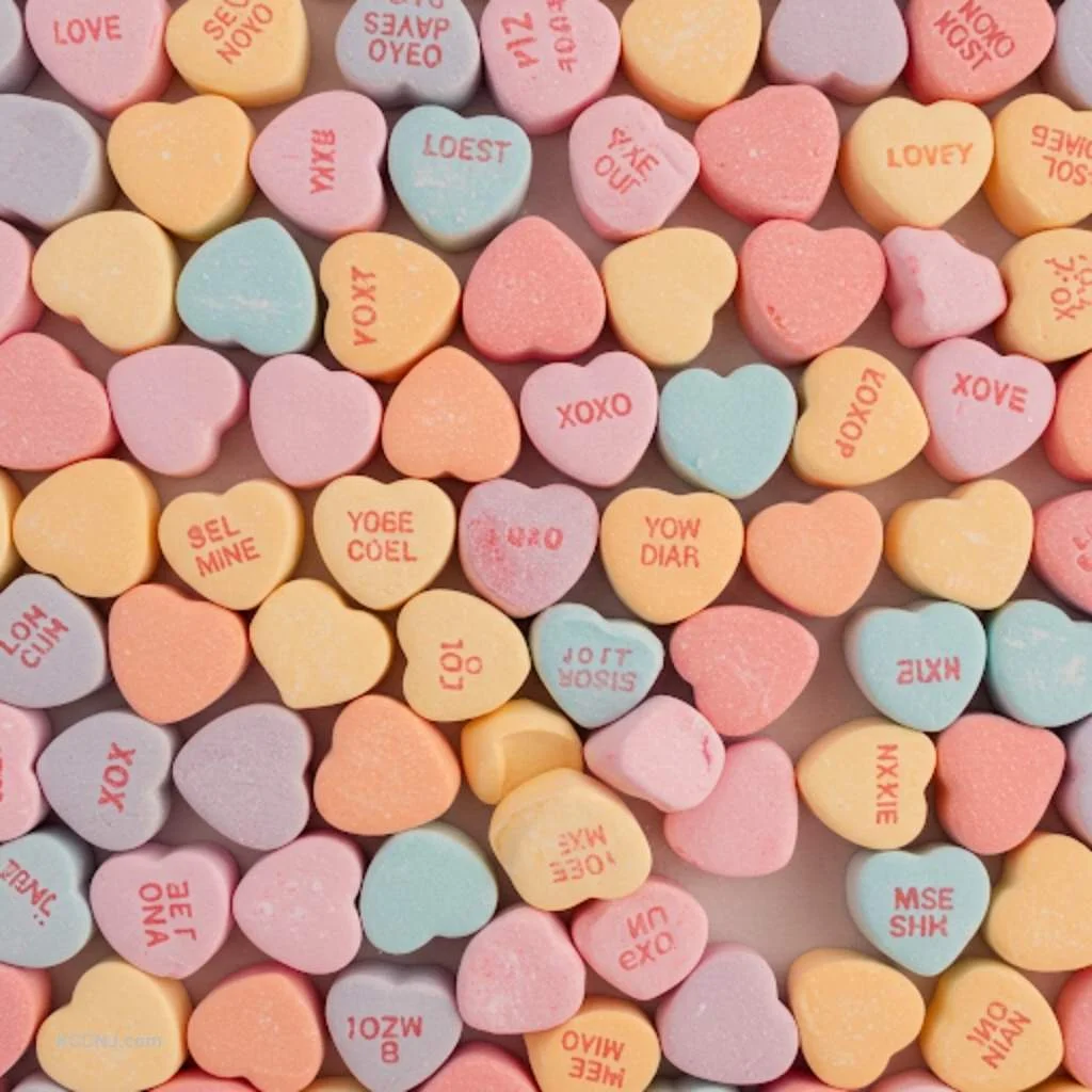 Candy Heart Wall