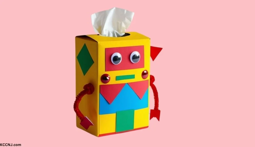 Colorful Cardboard Robot