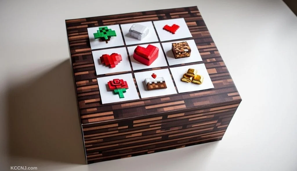 Crafting Table box for valentine