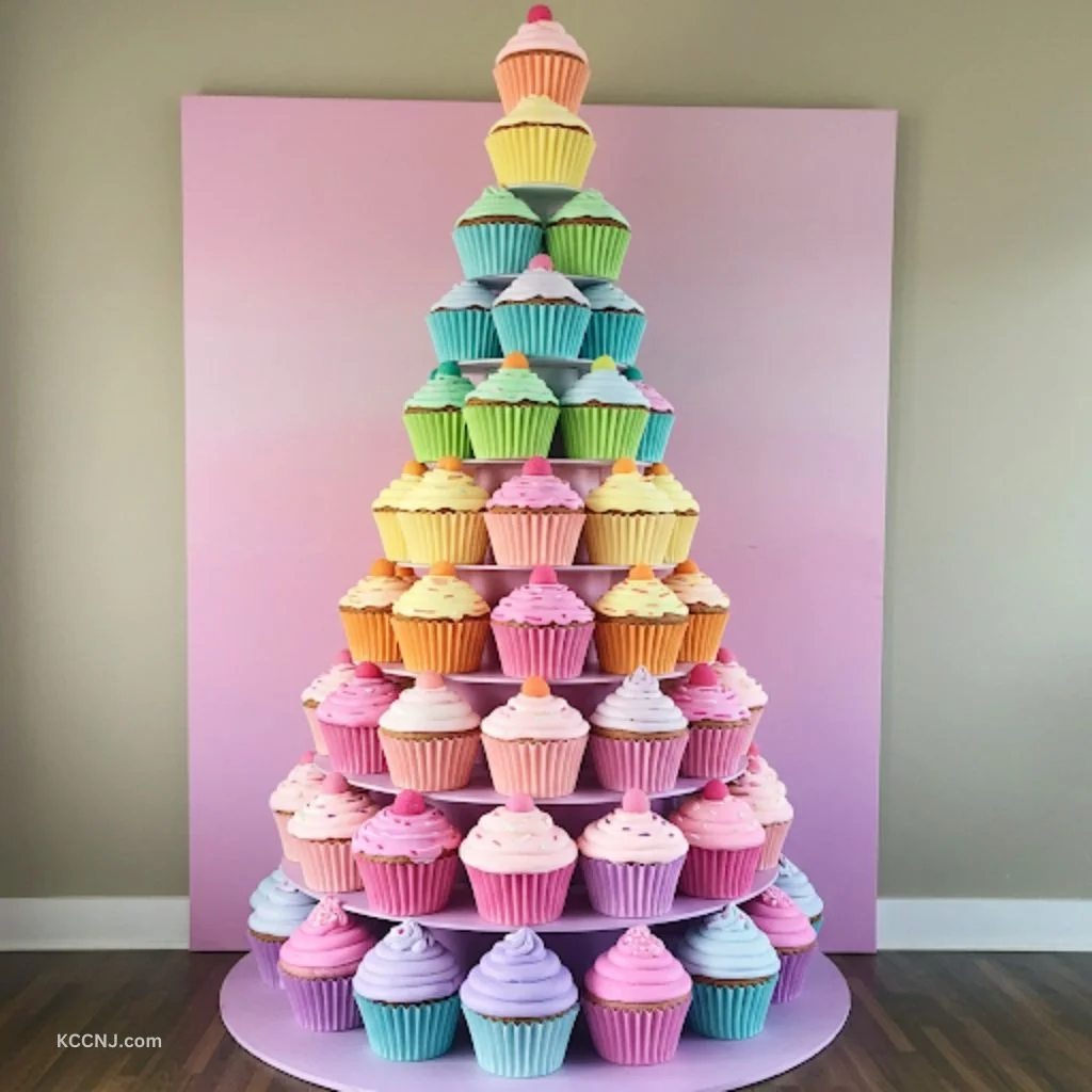 Cupcake Tower backdrop