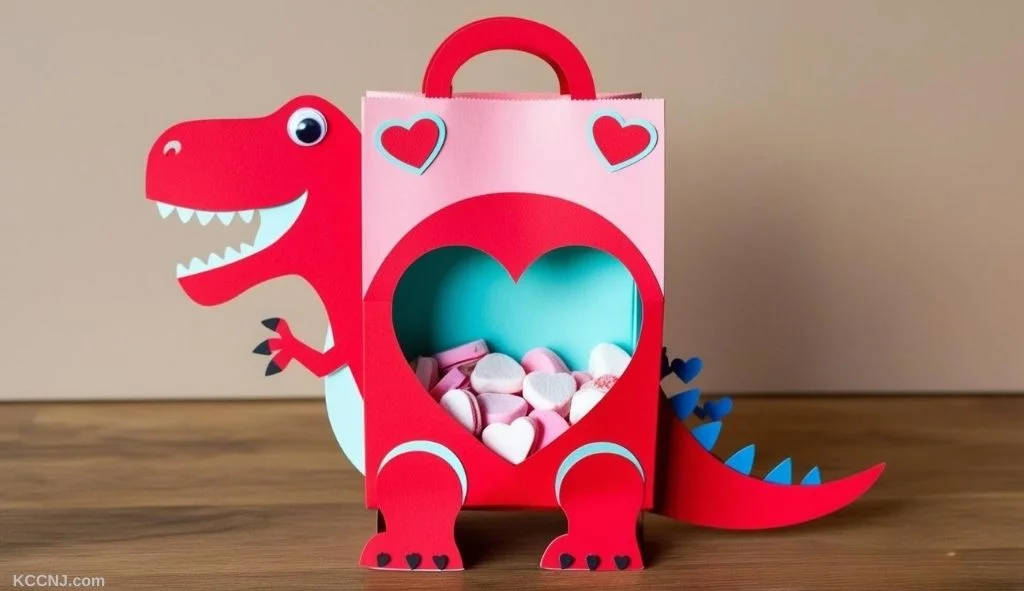 Dinosaur Valentine Bag