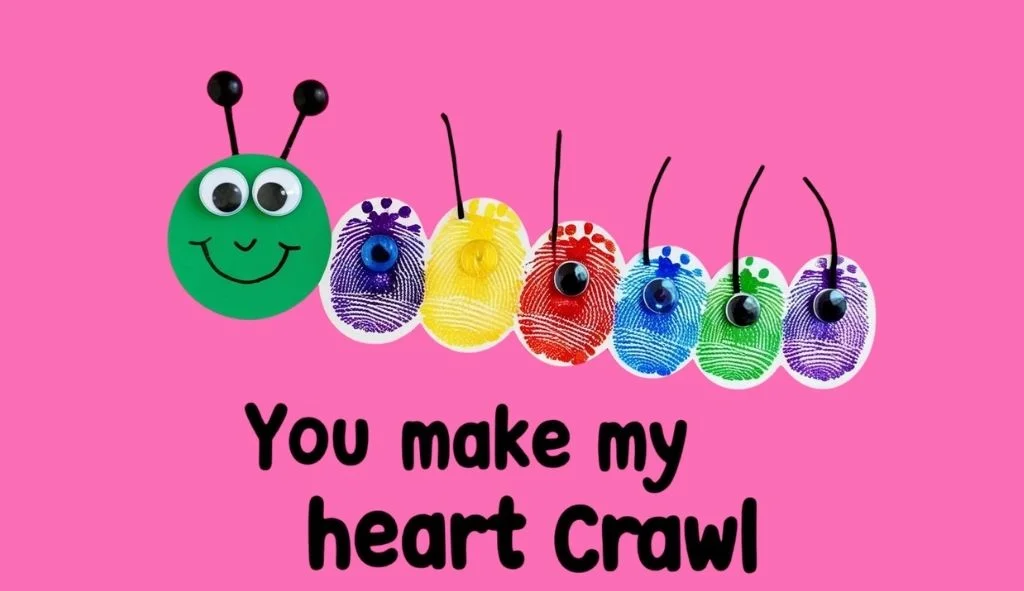 Fingerprint Caterpillar Valentine