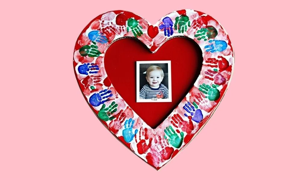 Fingerprint Heart Frame