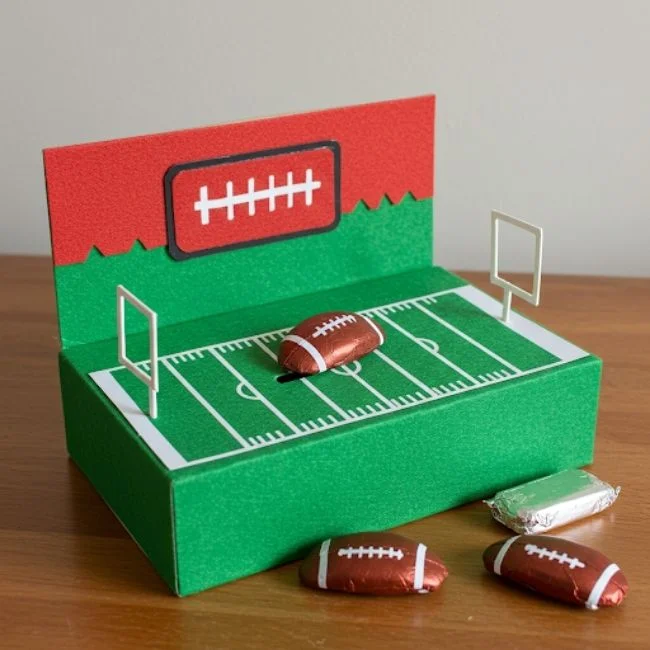 football valentines day box