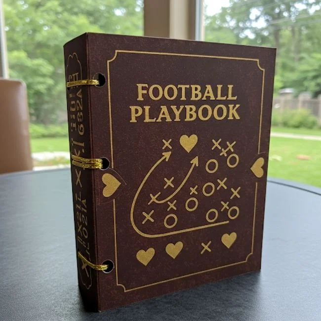 Football Playbook Valentine Box