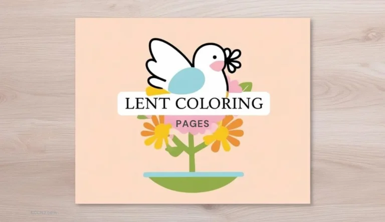 Free Lent coloring pages