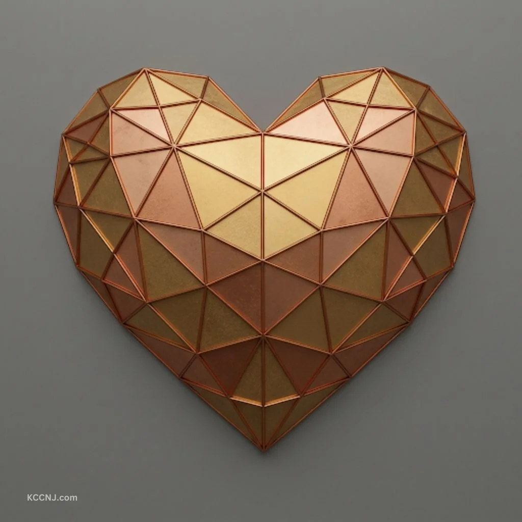 Geometric Heart Wall