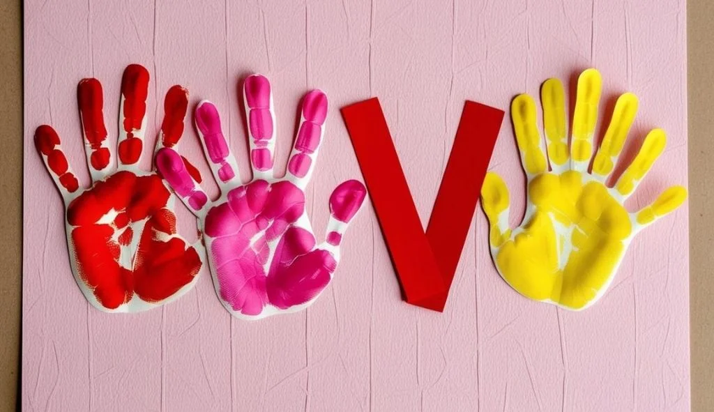 Handprint Love Sign