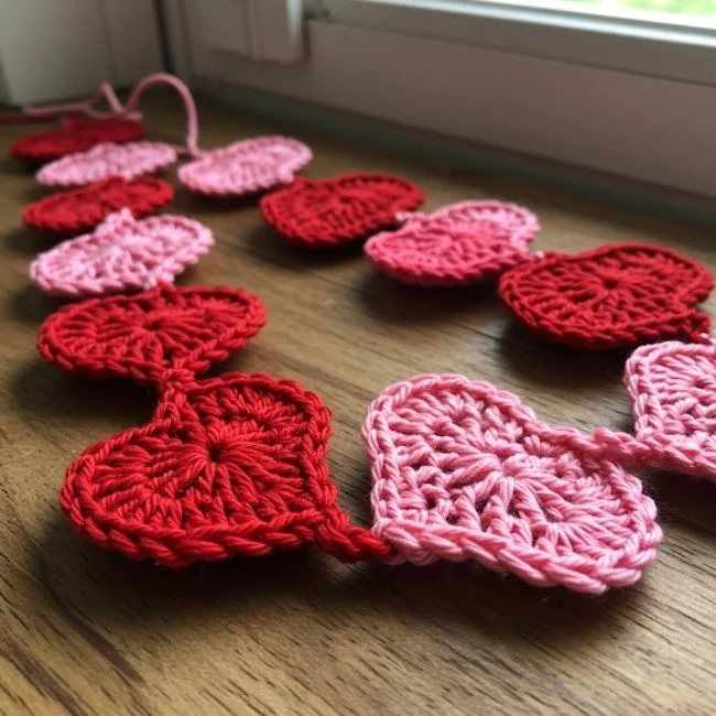 Heart Garland Crochet