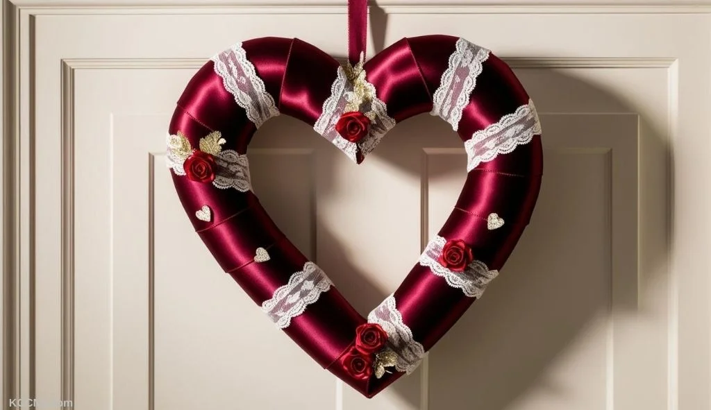 Heart-Shaped Wreath door hanger