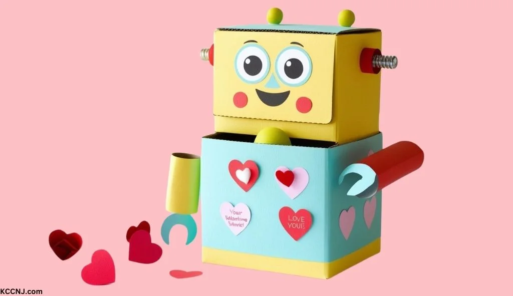 Interactive Valentines Robot Box