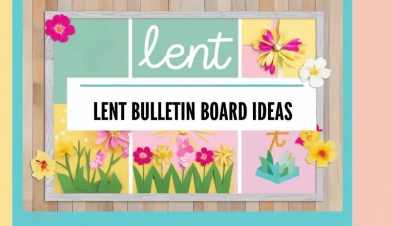 Lent Bulletin Board Ideas