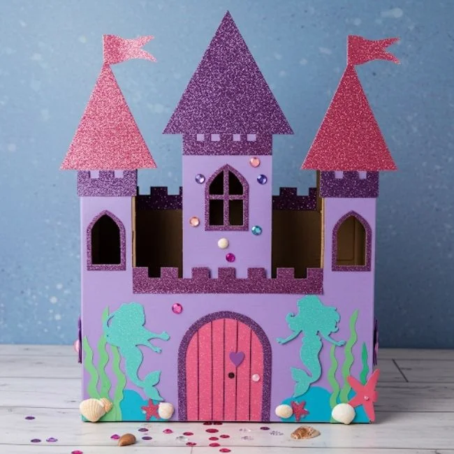 Mermaid Castle Valentine Box