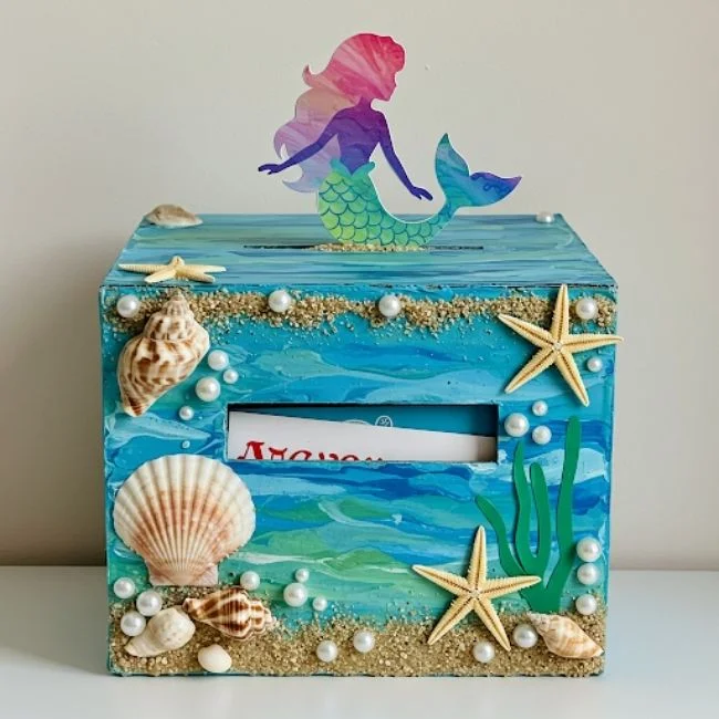 Mermaid Seashell Valentine Box