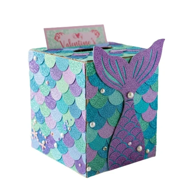 Mermaid Tail Valentine Box