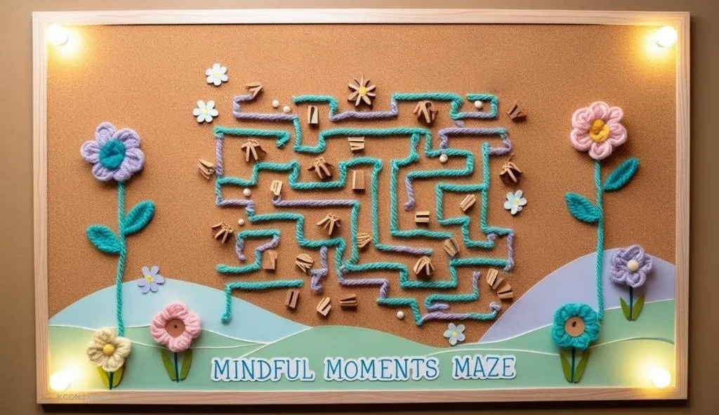 Mindful Moments Maze lent bulletin