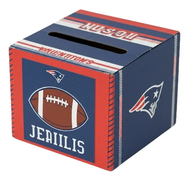 NFL Team-Themed Valentine Box