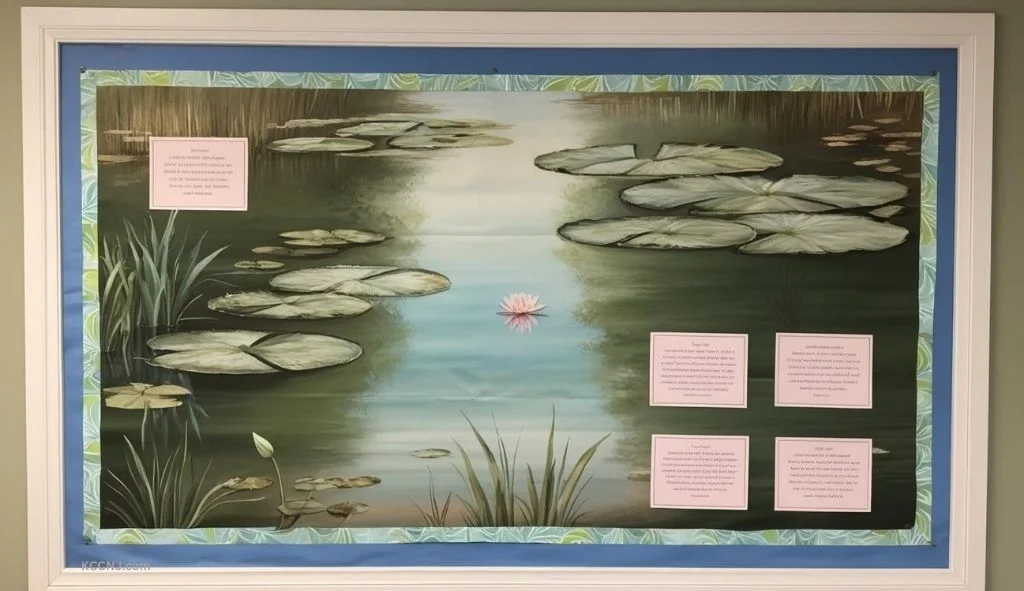 Peaceful Pond Lent board