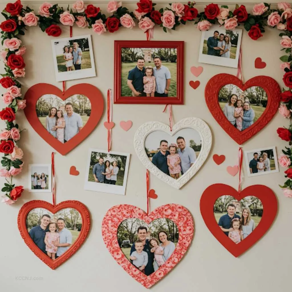 Polaroid Wall valentine backdrop