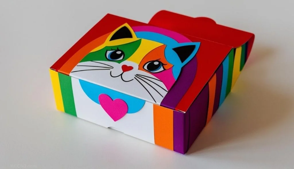 Rainbow Cat box