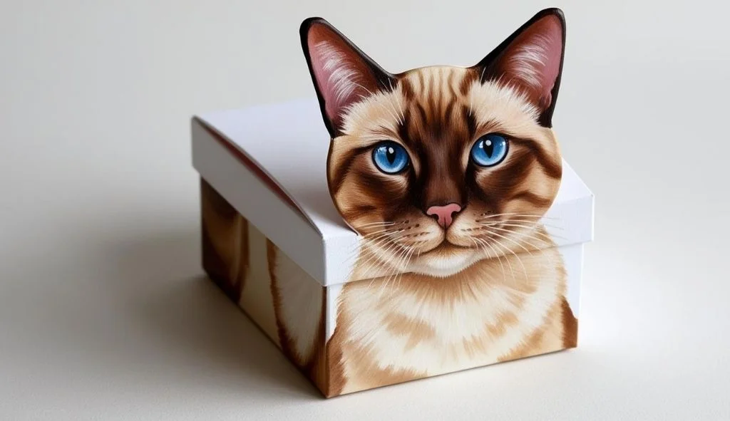 Siamese Cat Design box