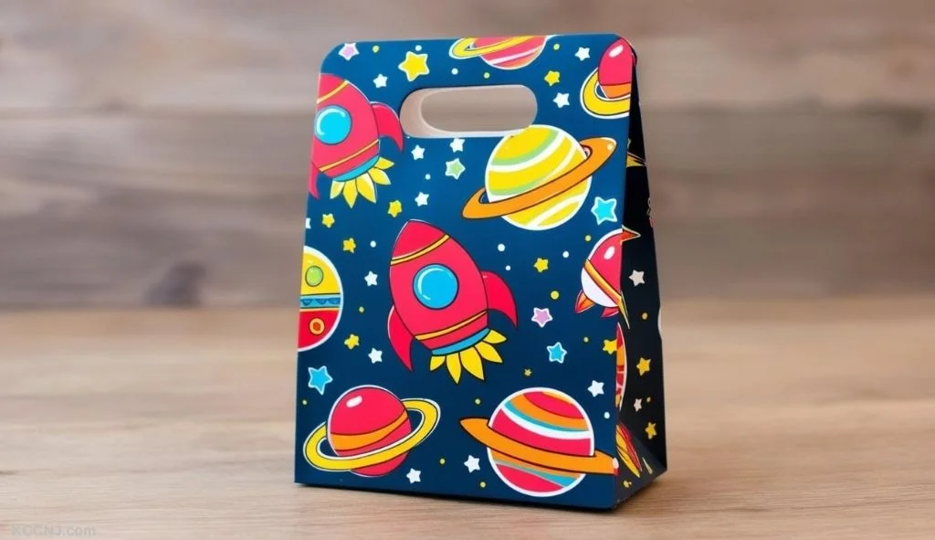 Space-Themed Valentine Bag