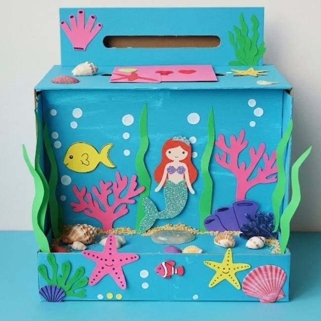 Underwater Scene Valentine Box