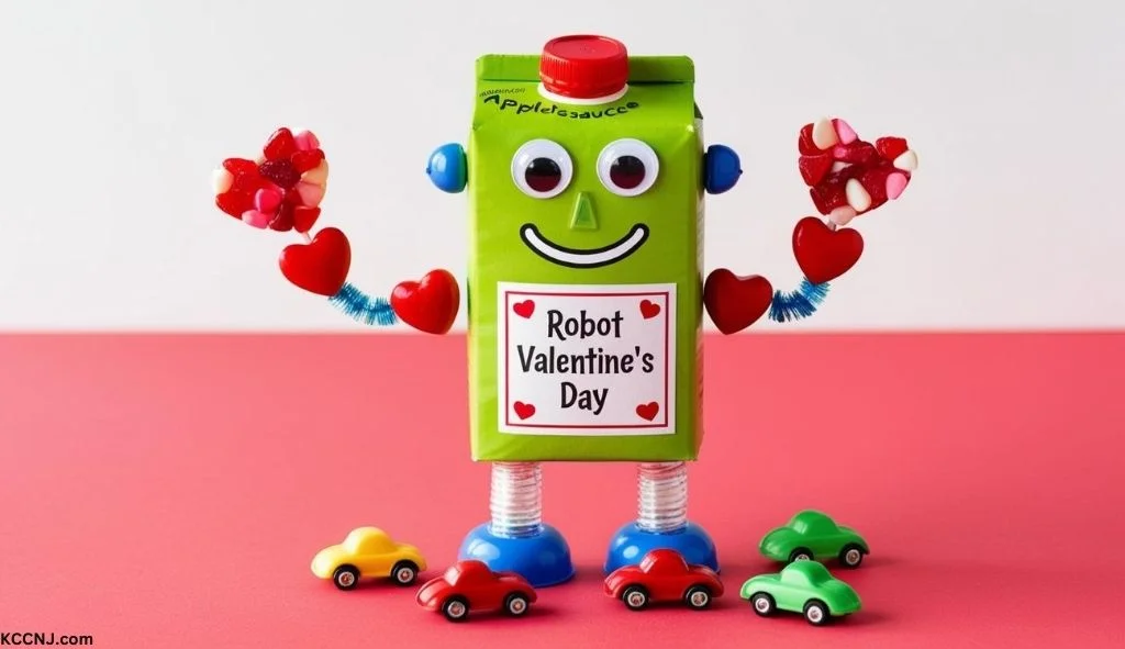 Valentine Juice Box Robot